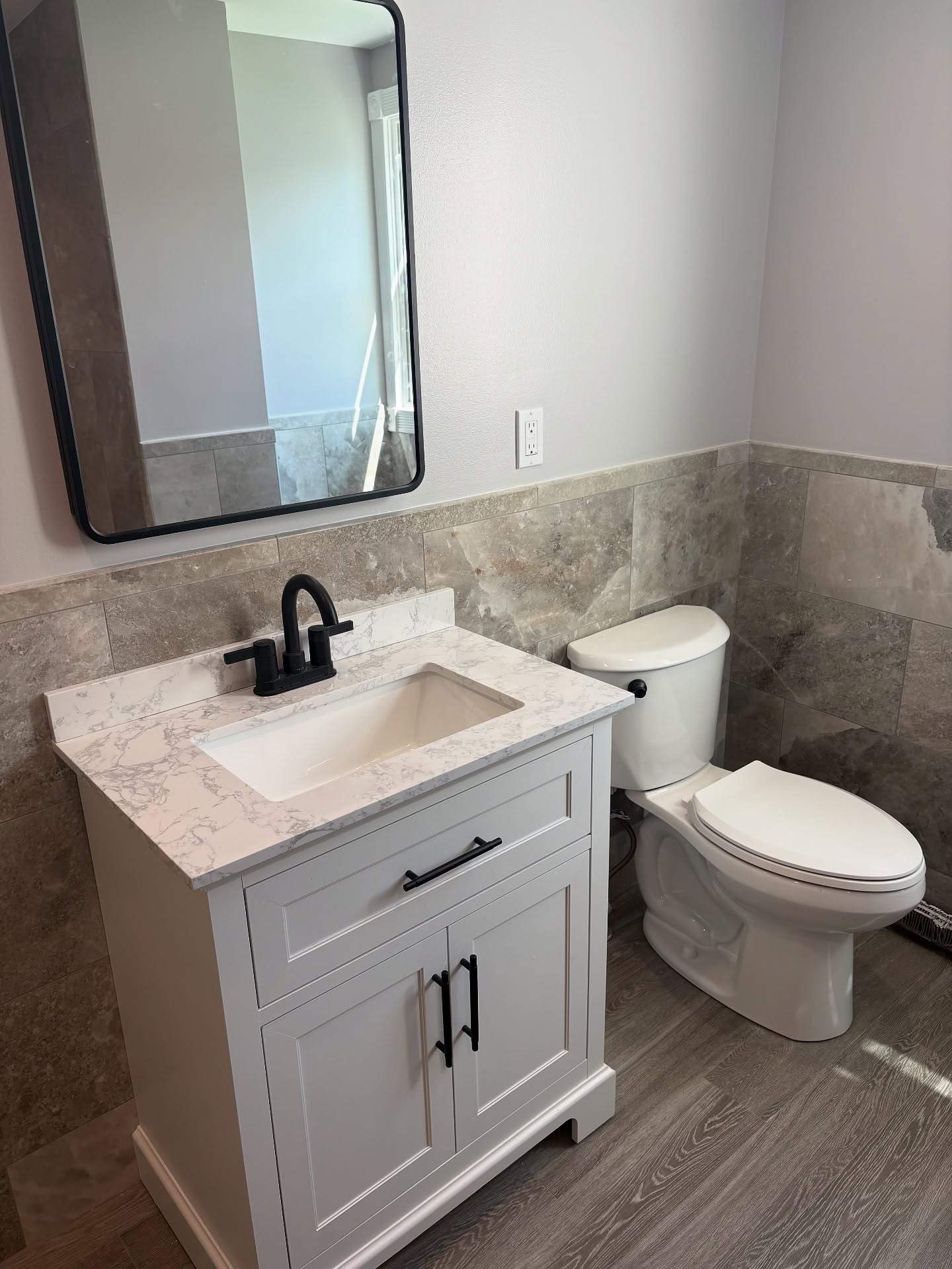 Bathroom with walk-in shower